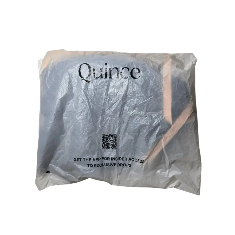 NEW Quince Stretch Lace Padded Triangle Bralette 2 Pack, Black/Clay Size Medium